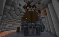 This seed's pillagers had some unorthodox building techniques, to say the least (Image via u/Jereaux/Reddit)